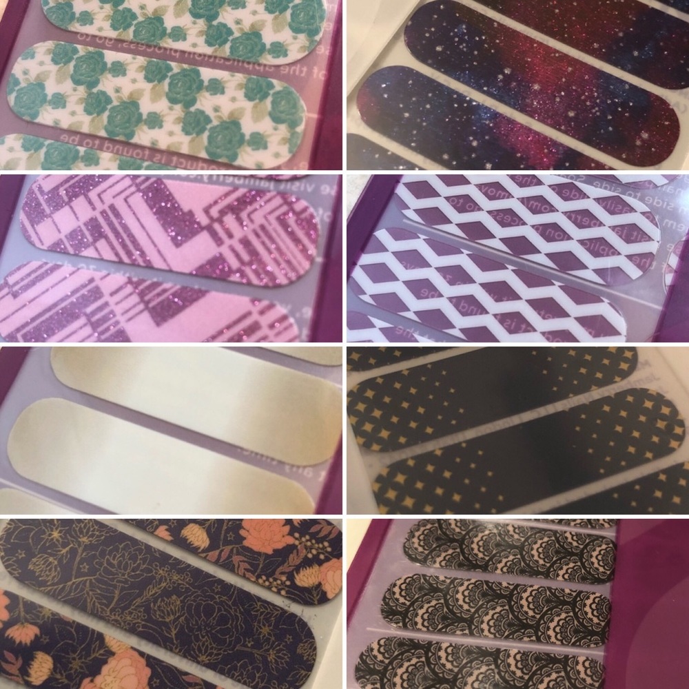 LOT of Jamberry nail wraps all colors!Some retired